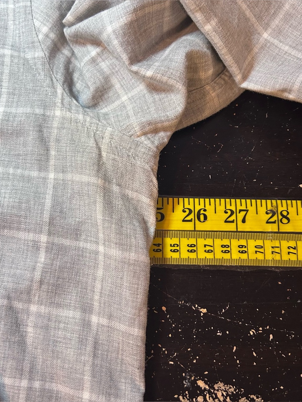 Vintage Lacoste Made in France Grey Plaid Cotton Shirt Size (XL-XXL) - Picture 8 of 9